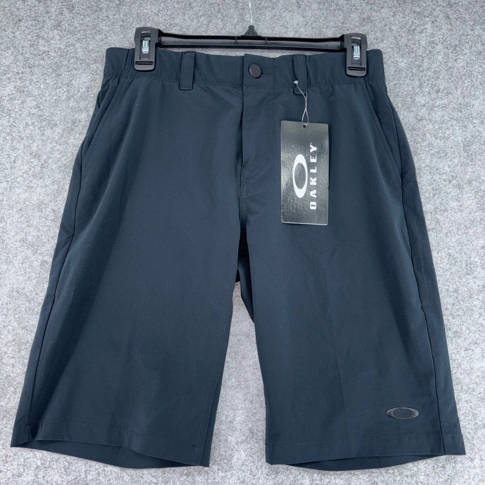 Oakley Control Shorts Mens 28 Blackout O Hydrolix 4-Way Stretch 442250 NEW